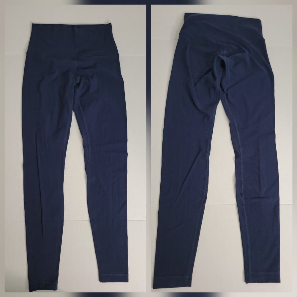 Lululemon Align Leggings SZ 6 High Rise 28" Ins True Navy W5YNS